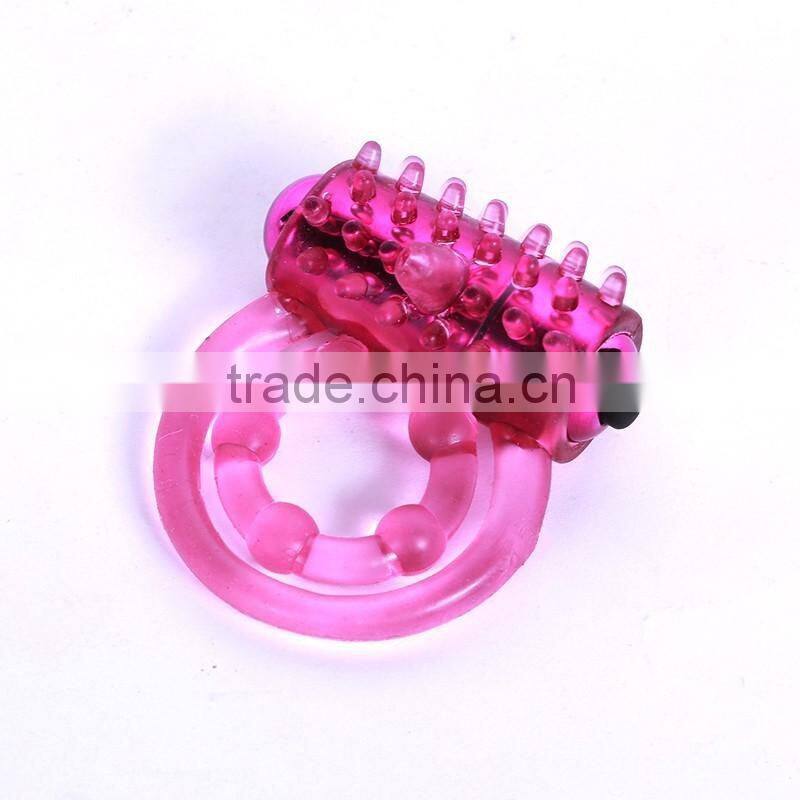 Silicone Vibrating Penis Rings Delay Dual Cock Ring Bullet Vibrator Clitoris Stimulator Erotic Sex Toys For Men Adult Products
