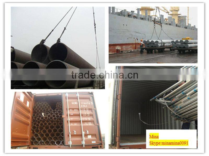 ERW Black Carbon Steel Pipe factory price