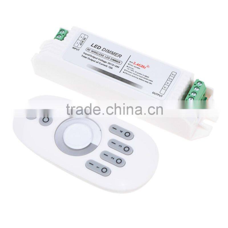 DC12-24V 2.4G 2 Channel RF Dimmer for Single Color LED Strip Light