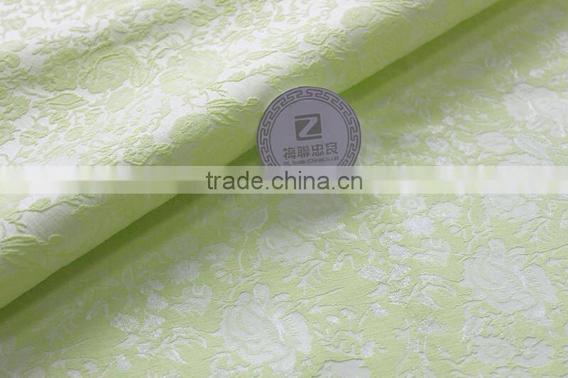Jacquard elastic fabric for girls' dress jacquard lace fabric