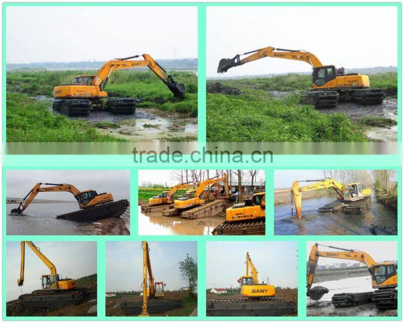 2015 New Product ! MAX80PU Amphibia Pontoon Undercarriage , Suitable to 6 to 10Ton Class Excavators