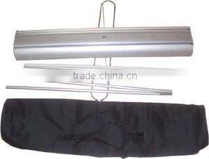 Double side roller banner display