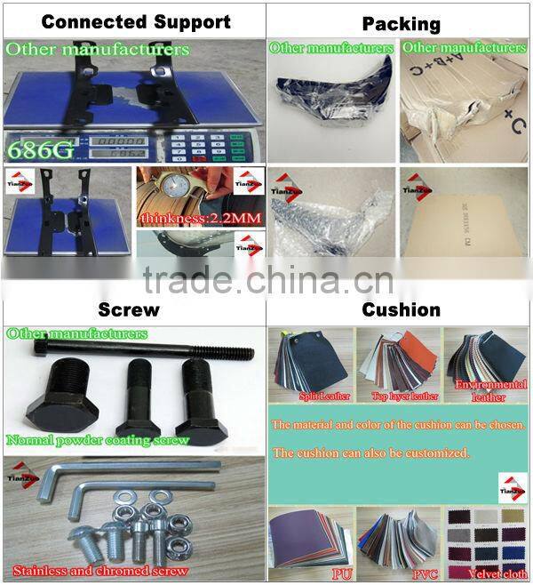 Chrome 3 Seat Hospital Chair Waiting Chair with Quality Gurantee