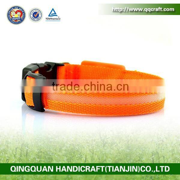 New products 2015 innovative product customized led dog collar and leash sample free