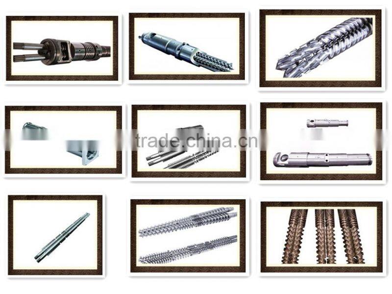 High mixing performance screw and barrel for rubber and plastic machine