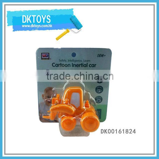 Mini Size Safe Plastic Cartoon Plane Toy Friction Toy Plane