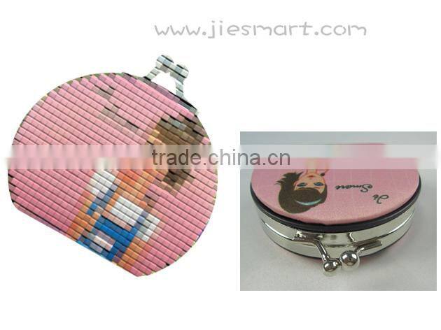custom print compact mirror sublimation printing