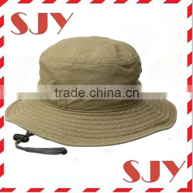 Custom made wide brim 100%cotton canvas bucket Hats
