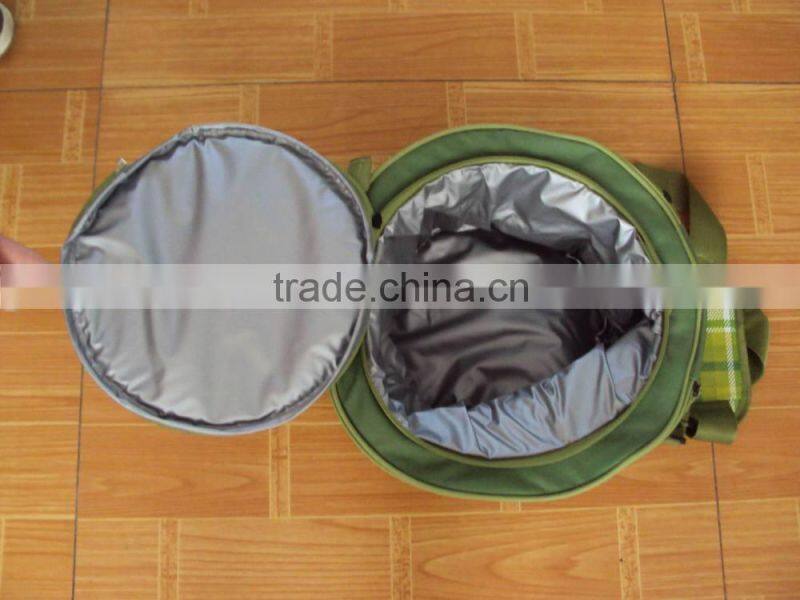 Green cooler bag bbq grill YH28010