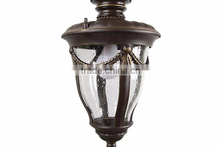 Vintage 110 volt max 300w three head die casting aluminum street lamp