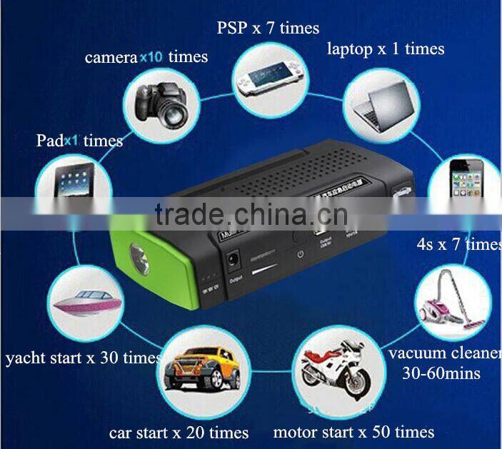 laptop power bank emergency starter kit car jump starter 13600mah