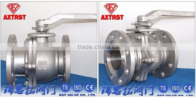 JIS 10K 2pc SS flange ball valv