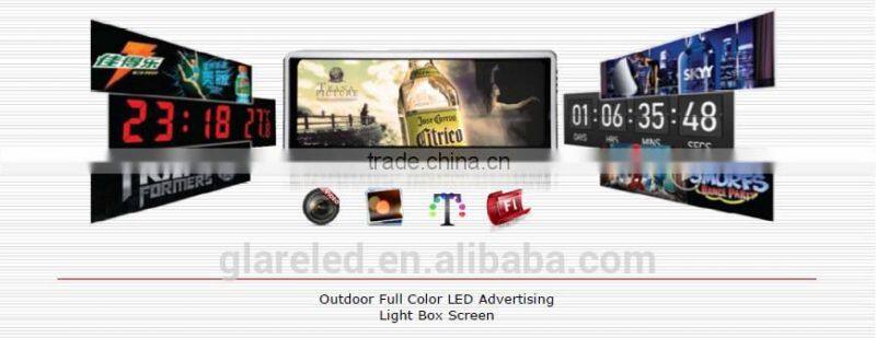 double sided advertisement for cars led display
