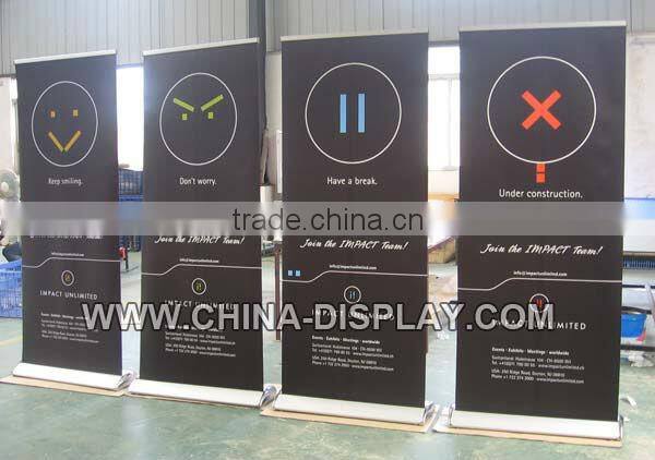 Portable Aluminum Pop up Stand Roll up Banner