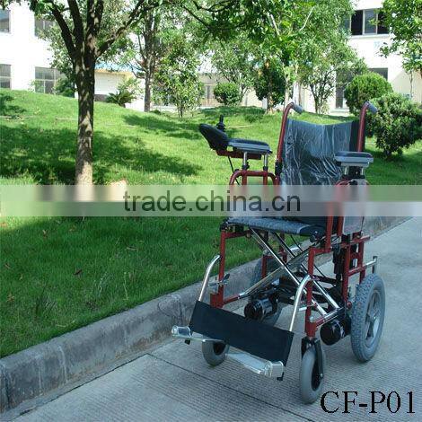 Outdoors Deluxe electric power wheelchair