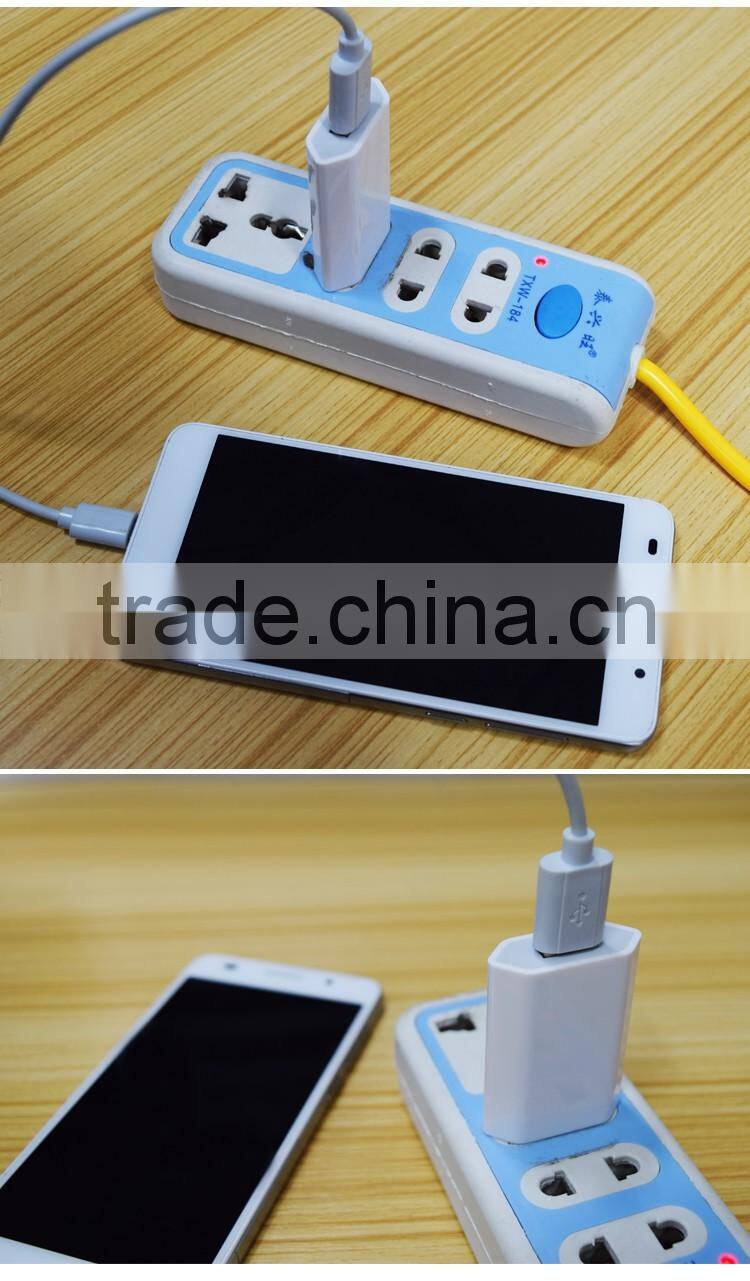 Promotional single port USB wall charger travel plug for mobile phone,tablet