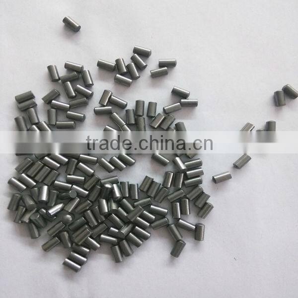 Tungsten carbide pins and nails for anti skid tire studs