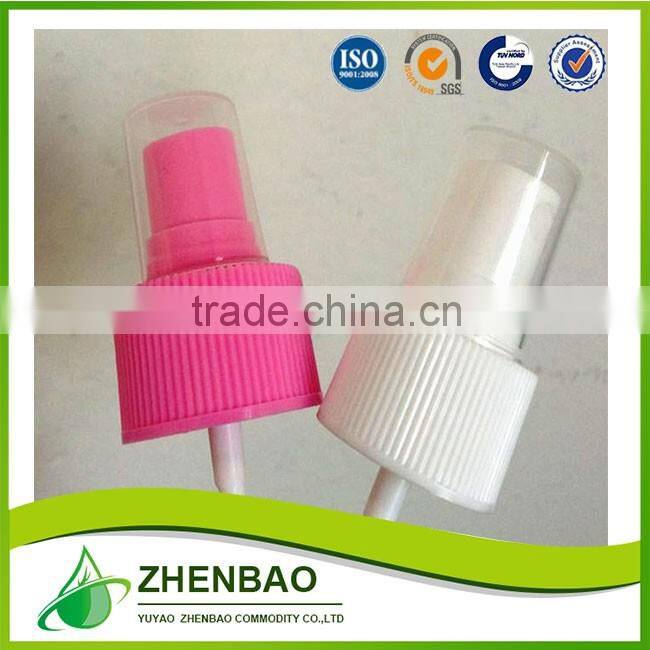 Ribbed closure custom purple transparent mist sprayer perfume 18 410 fine mist sprayer nozzle plastic fine mist sprayer pump