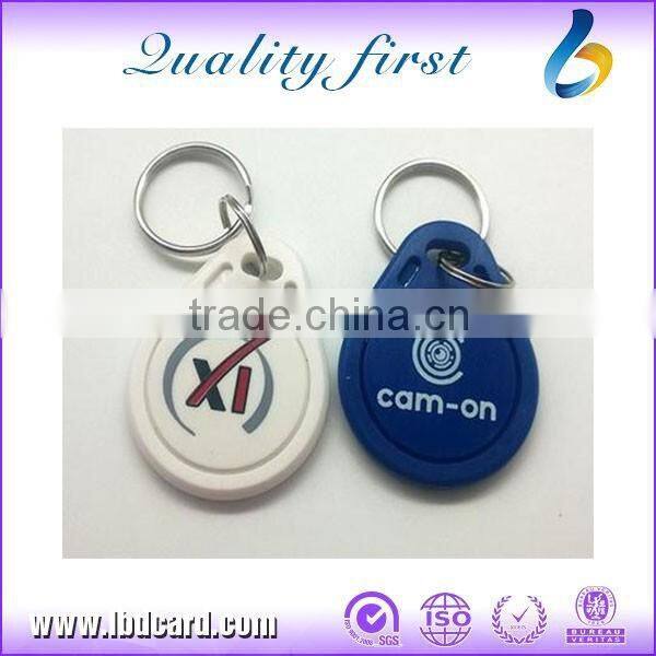 RFID Fudan 4K ABS Key Fobs With Bungee Cord