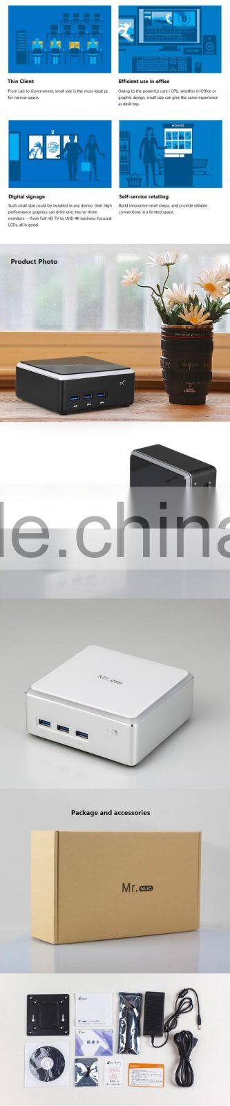 Support WiFi V3 Case Realan Mr.NUC-i7D4500-V3U mini PC Core i7 NUC