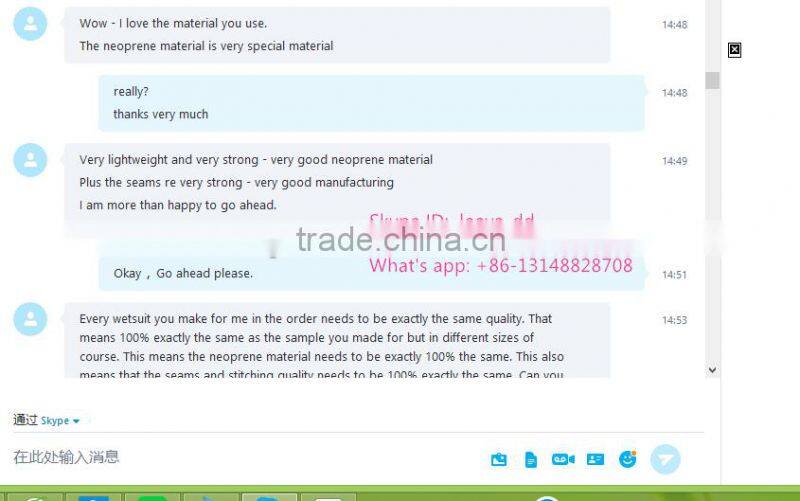 High quality neoprene suit for surfing