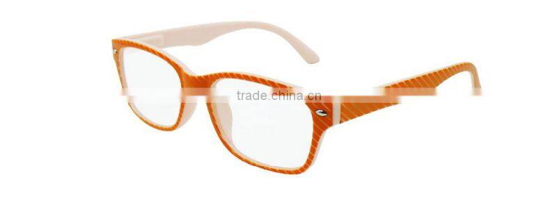 2016 fashion hot sale pattern frame cheap reading glasses