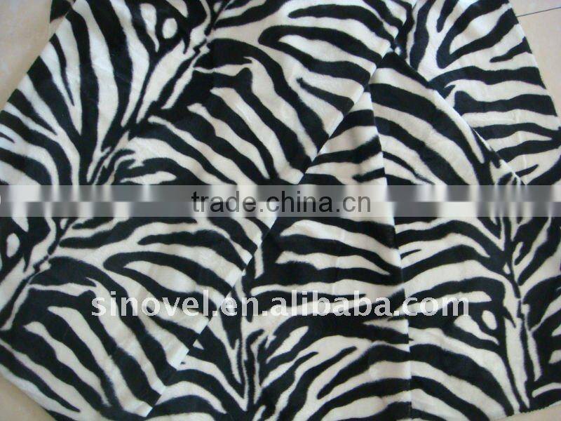 animal print velvet fabric