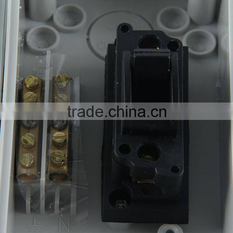waterproof single, double and triple pole dc isolating switches