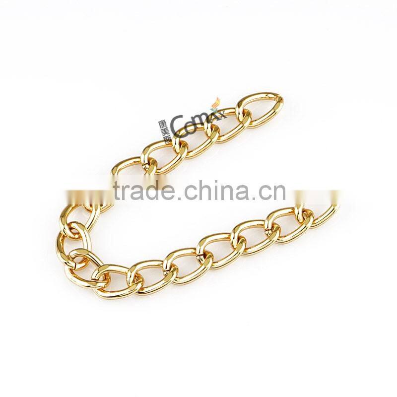 Luxury gold metal decorative bag chain