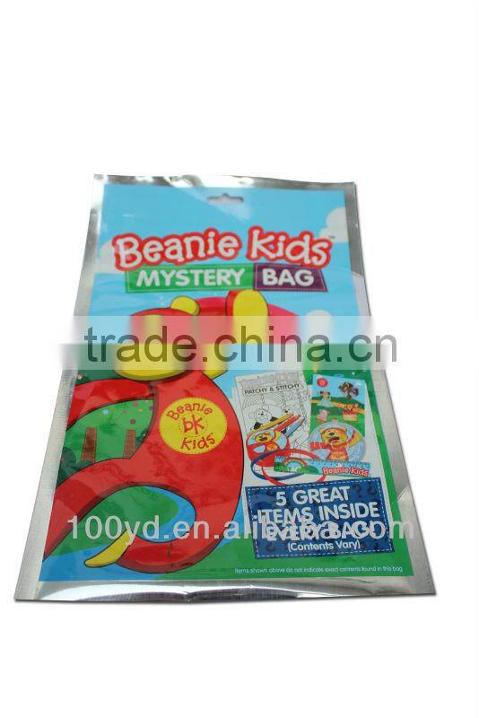 customized cartoon printing aluminium foil packaging bag