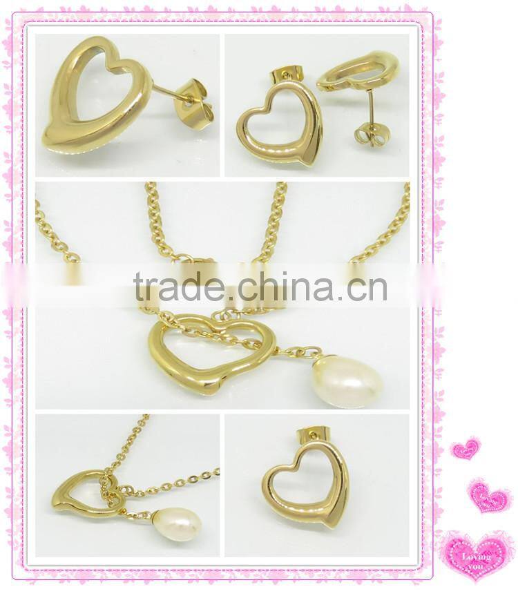 Fashion Wholesale Latest long chain jewelry set bridal jewelry sets