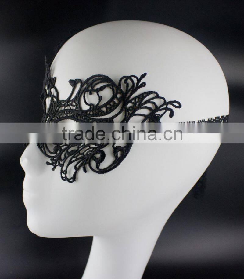 Have stock! Hotting sale phenix pierced lace eye mask, masquerade/ party/halloween lace mask