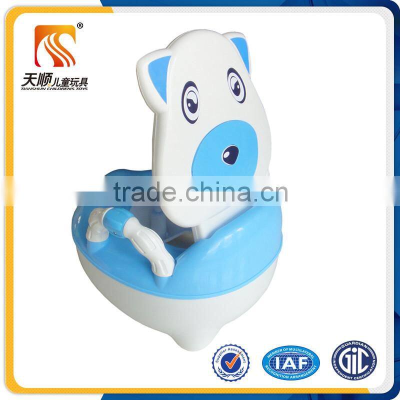 2016 Newest design mini plastic baby potty seat with music