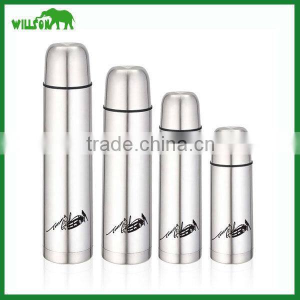 280ml double wall stainless steel coffee mug with lid and handle