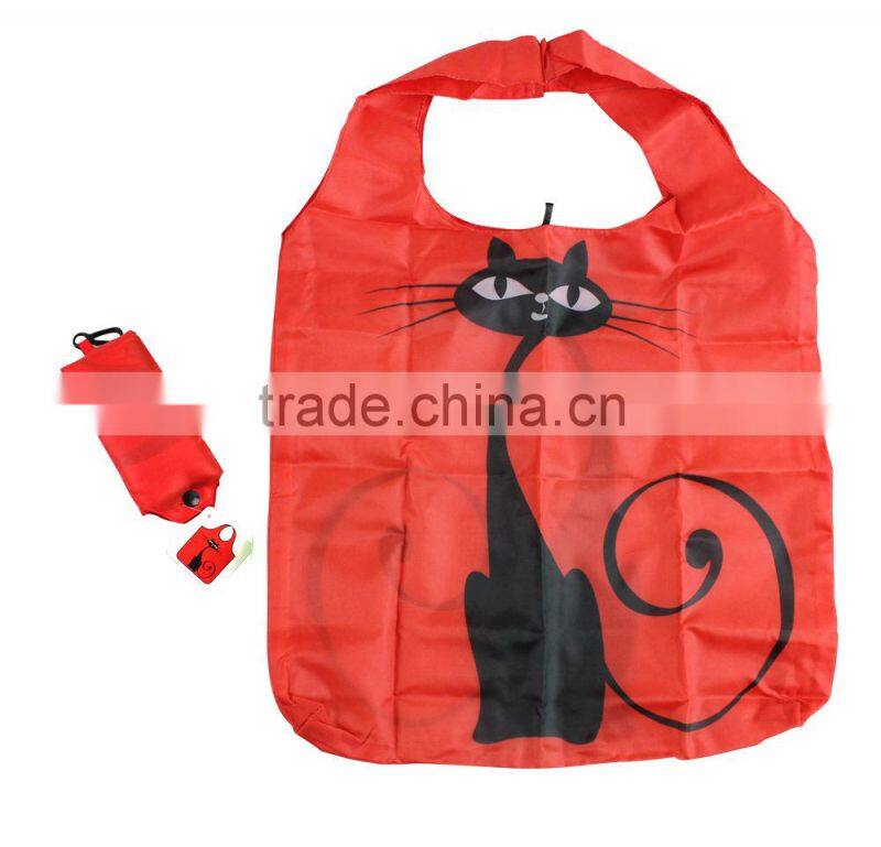 BSCI audit factory fold up grocery bag/foldable nylon shopping bags/foldable shopping bag