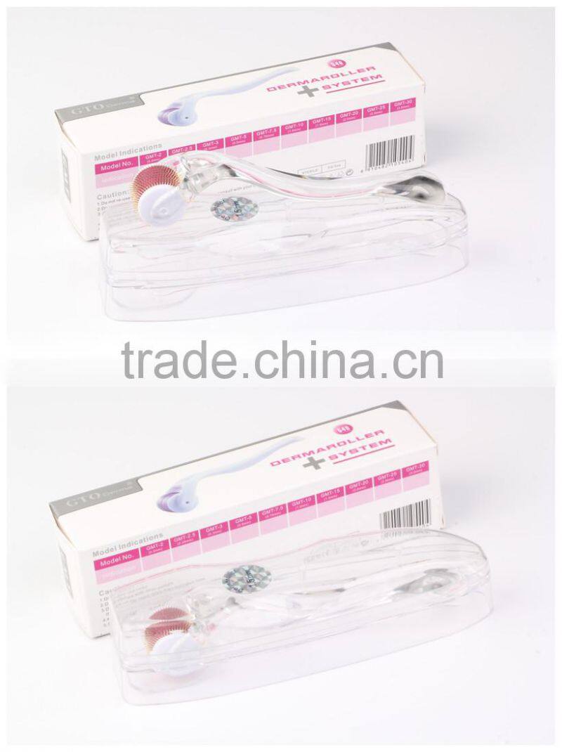 Clinic Use 540needles Transparent Derma Roller with Full Size 0.2mm- 3mm