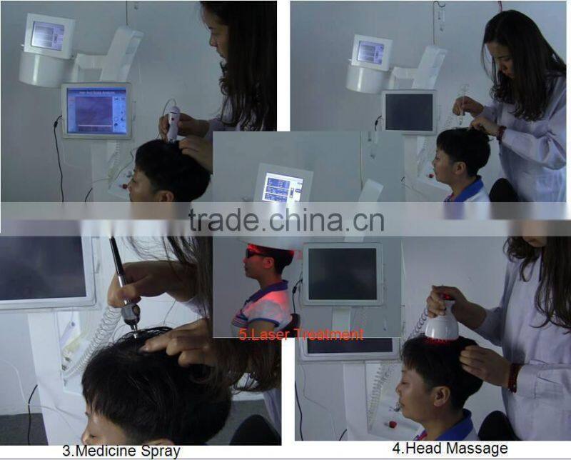 CE approval Newest hair regrowth laser device for beauty spa laser centre