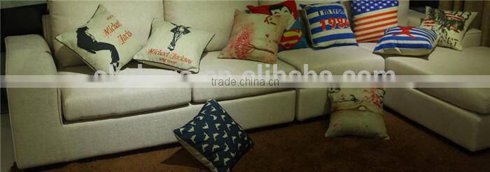 Lastest design colorful imitation linen upholstery fabric for sofa/hotel/engineering