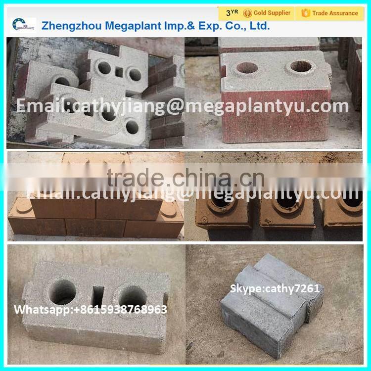 Building Used manual clay interlocking brick machinery price