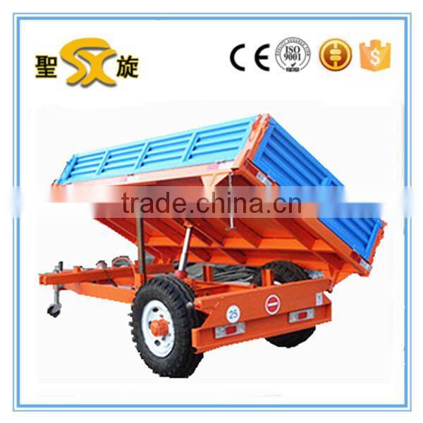 Hydraulic dump farm trailer