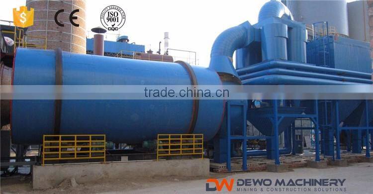 Dry-mixed mortar 3 Pass Rotary Drum Drying Machine used in foundry industry