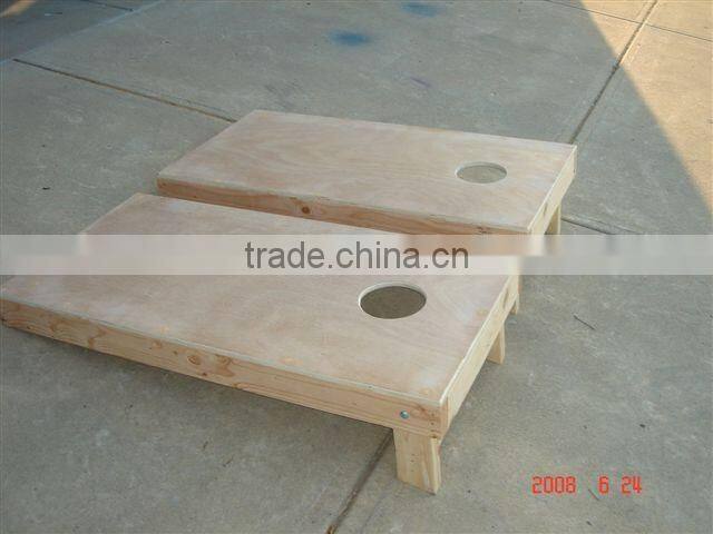 wooden bean bag game