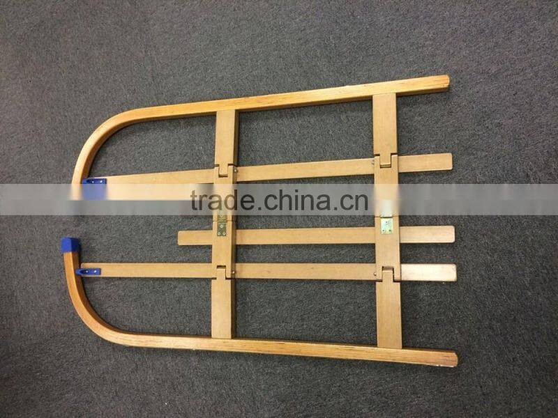christmas wooden snow sport sledge