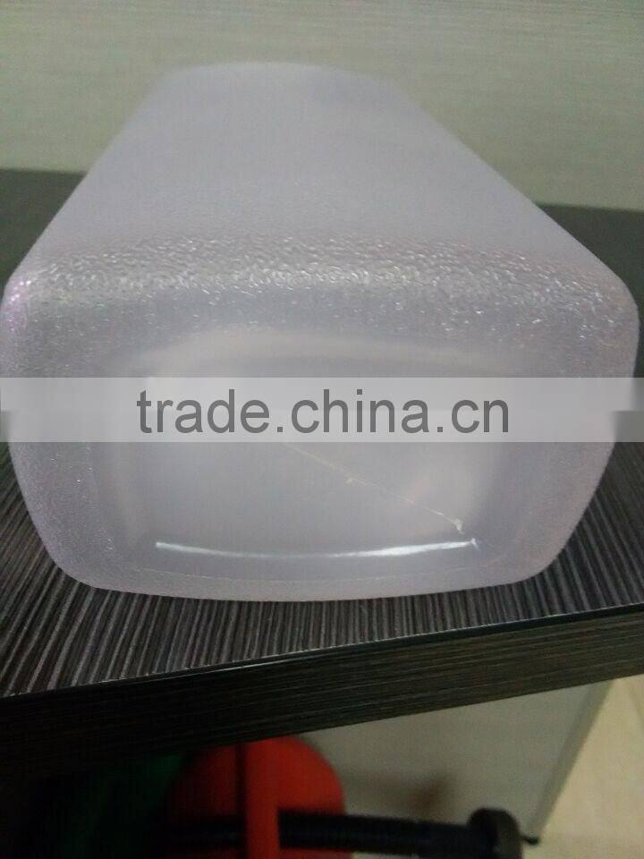 OEM Blow Molding plastic HDPE milk bottle Square Plastic Juice Bottle for sale