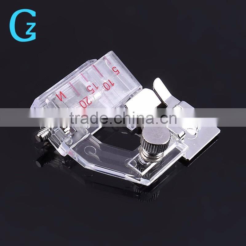 Portable Snap-on Bias Binder Tape Binding Sewing Machine Presser Foot Sewing Supplies for All Low Shank Snap-on Singer Brother B
