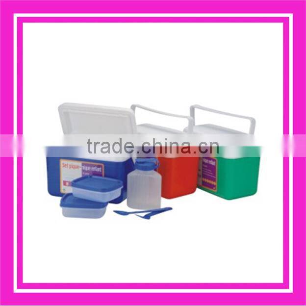Plstic lunch box with bottle / plastic food container with botttle