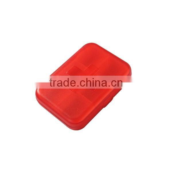 Red Cross Plastic 6 Compartment One Day Pill Box