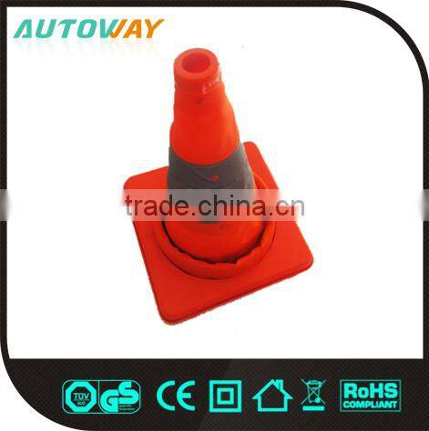 750mm orange small safety foldable traffice cone