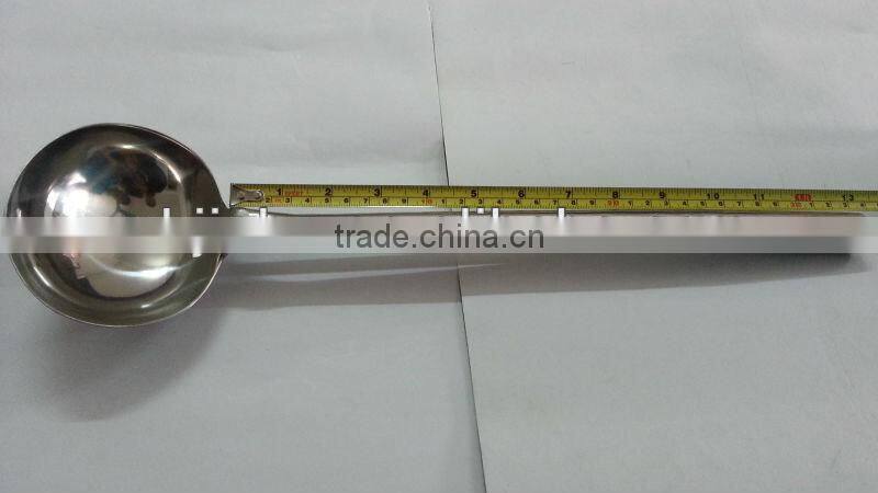 Stainless Steel Handle Big Cooking Soup Ladle