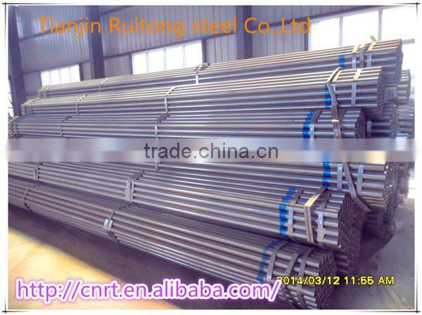 black steel pipe used for building material